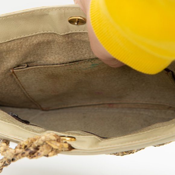 Susan Gail Python Chain Clutch - Picture 3 of 5